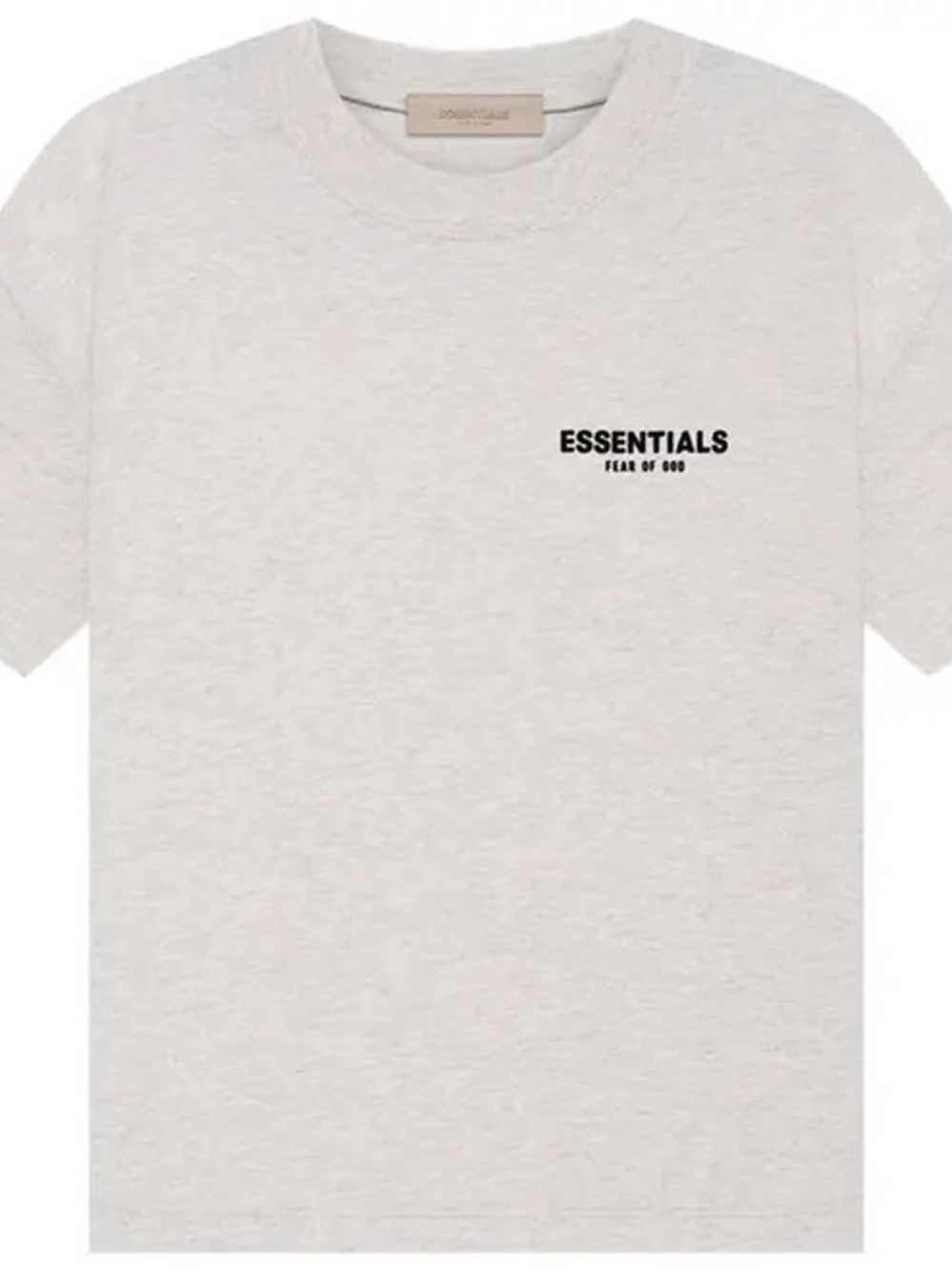 ESSENTIALS Kids Short Sleeve Tee in Oatmeal AS IS